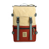 Topo Designs Rover Backpack in Sahara/Fire Brick