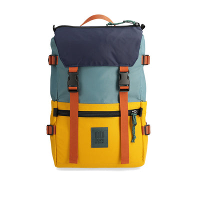 Topo Designs Rover Backpack in Sea Pine/Mustard