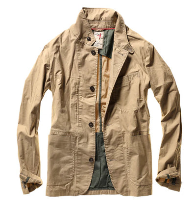 Relwen Flyweight Flex Blazer in British Khaki