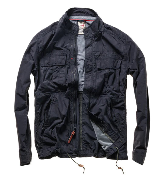 Relwen Sailcloth Tanker Jacket in Midnight