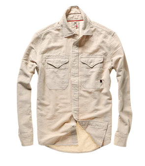 Relwen Linen Workshirt in Natural