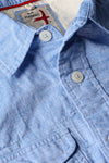 Relwen Utility Blues LS Shirt in Pale Blue