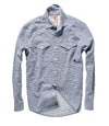Relwen Utility Blues LS Shirt in White/Blue Deco Check