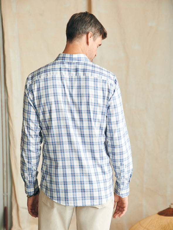 Faherty Movement Shirt in Spring Valley Plaid