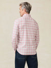 Faherty Movement Monterrey Shirt in Rose Valley Plaid