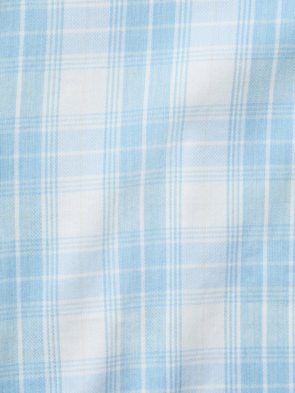 Faherty Movement Monterrey Shirt in Summer Sky Plaid