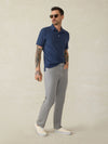 Faherty Stretch Terry 5 Pocket Pant 34" in Iron