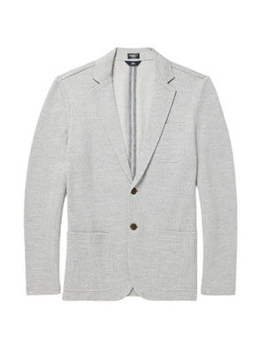 Faherty Inlet Blazer in Heather Grey