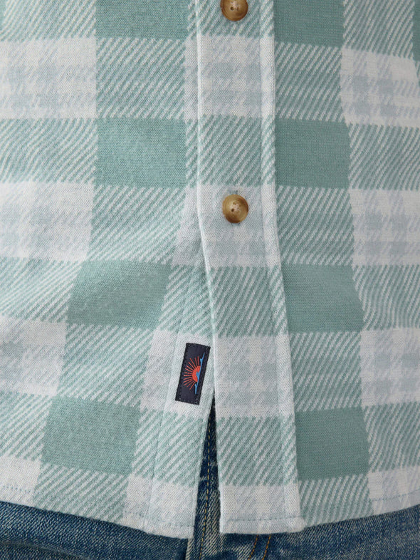 Faherty Legend Sweater Shirt in West Palm Plaid