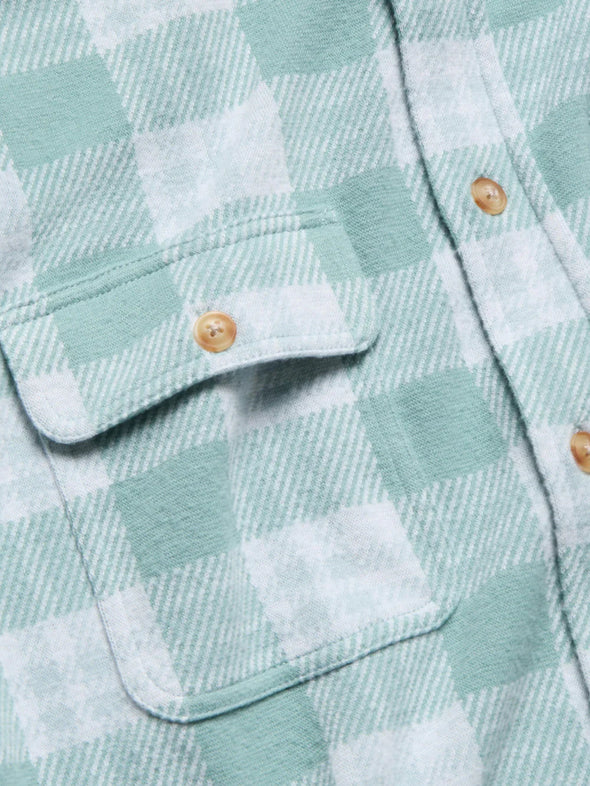 Faherty Legend Sweater Shirt in West Palm Plaid