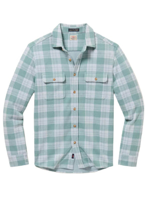 Faherty Legend Sweater Shirt in West Palm Plaid