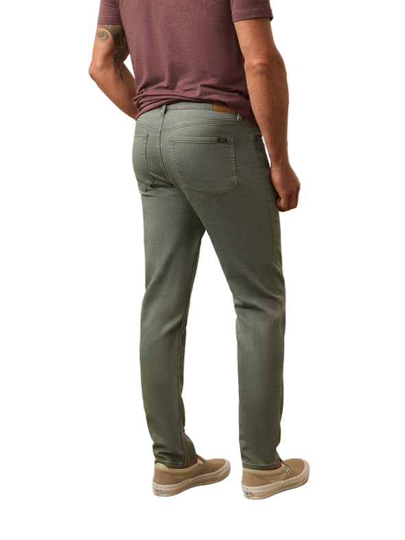 Faherty Stretch Terry 5 Pocket Pant in Stormy Seas