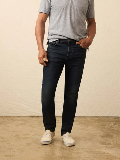 Faherty Stretch Terry 5 Pocket Pant in Belmar Coast Wash