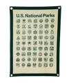 Oxford Pennant National Parks Camp Flag