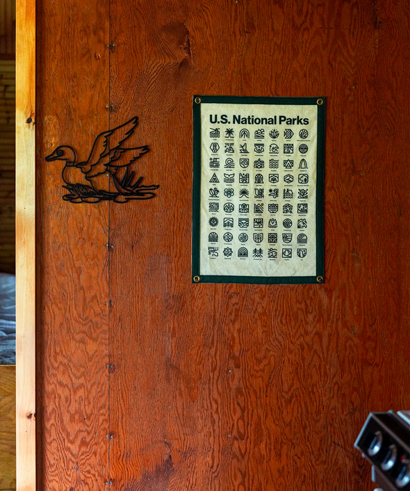 Oxford Pennant National Parks Camp Flag
