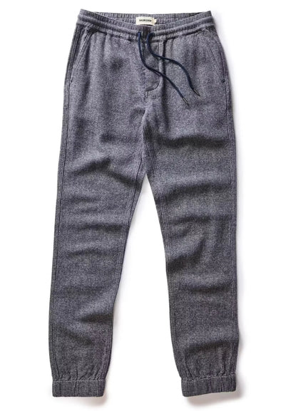 Taylor Stitch Apres Pant in Navy Linen Tweed