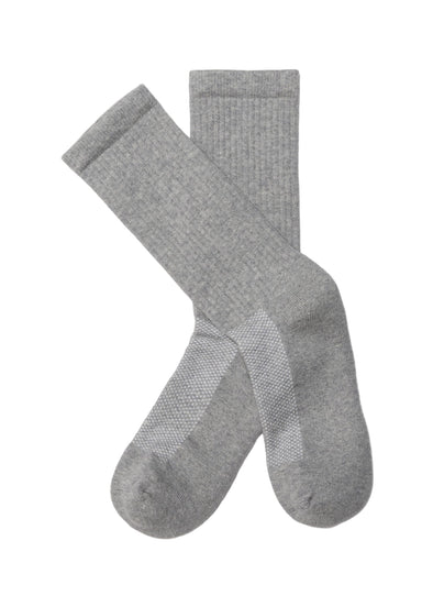 American Trench The Statement Crew Sock in Heather Grey