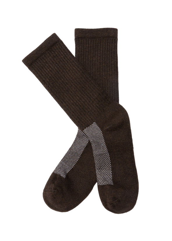 American Trench The Statement Crew Sock in Brown