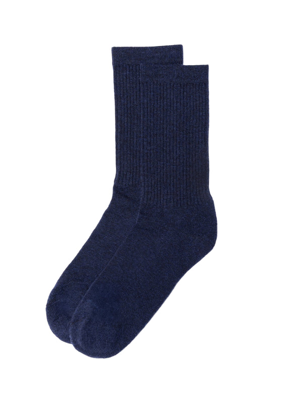 American Trench Supermerino Socks in Navy