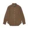 Gitman Vintage Japanese Houndstooth Twill Shirt in Brown