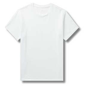 Save Khaki United Short Sleeve Recycled Cotton Tee in White
