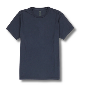 Save Khaki United Short Sleeve Recycled Cotton Tee in Navy