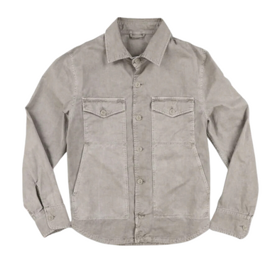 Save Khaki United Vintage Twill Shirt Jacket in Khaki