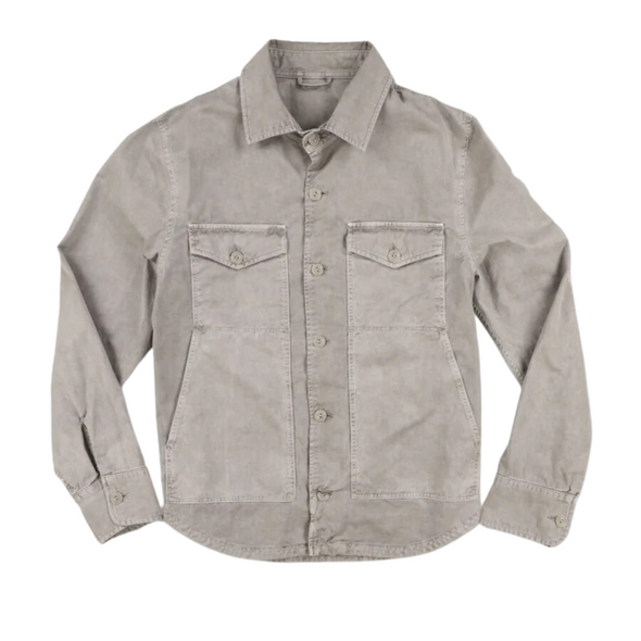 Save Khaki United Vintage Twill Shirt Jacket in Khaki