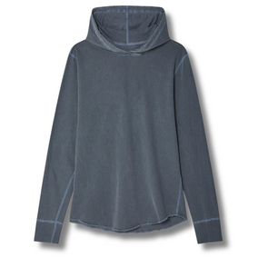 Save Khaki United L/S Organic Recyled Hoodie in Navy