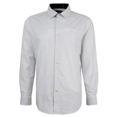Barbour Bathill LS Shirt in Classic White