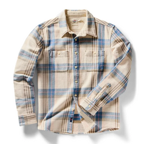 Faherty Surf Flannel in Spring Evening