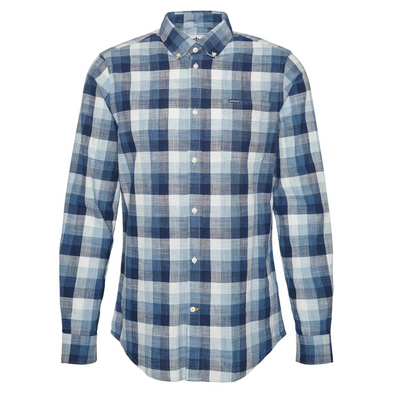 Barbour Hillroad Shirt in Navy