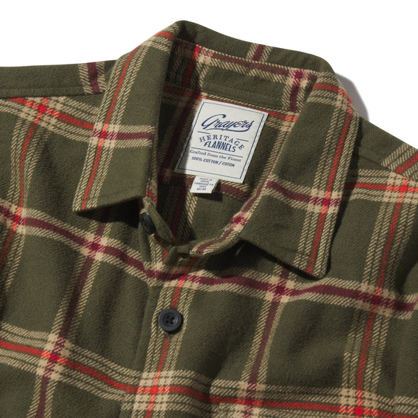 Grayers Northwoods Heritage Flannel in Forest Night