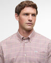 Barbour Henderson Thermo Weave Long-Sleeved Shirt in Fired Brick