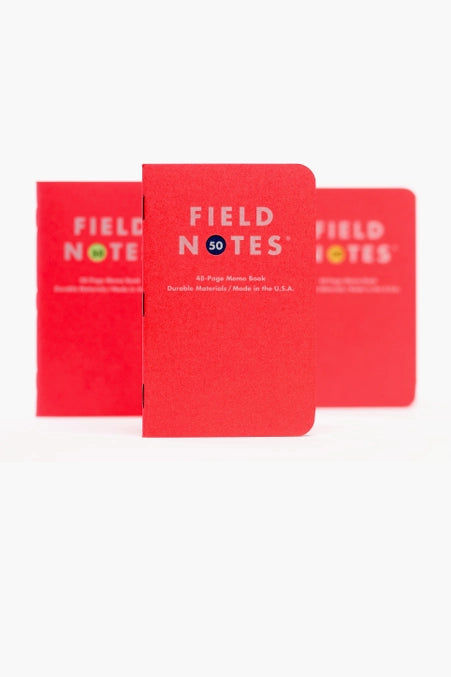 Field Notes Fifty Edition 3-Pack