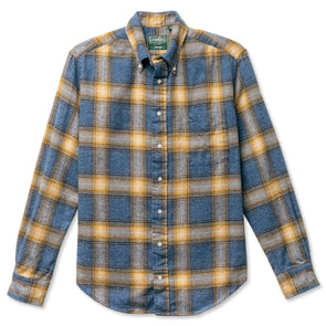 Gitman Vintage Flannel Shirt in Blue