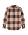 Filson Vintage Flannel Work Shirt in Tan/Orange Plaid