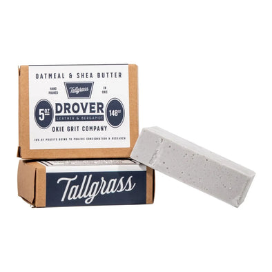 Tallgrass Supply Co. Drover Leather & Bergamot Soap