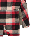 Filson Lined Wool Packer Coat in Red/Cream/Blue Plaid