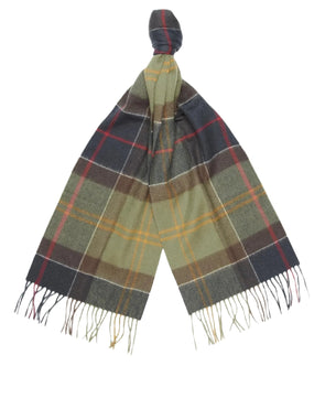 Barbour Cashmere Scarf in Classic Plaid