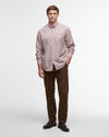 Barbour Henderson Thermo Weave Long-Sleeved Shirt in Fired Brick
