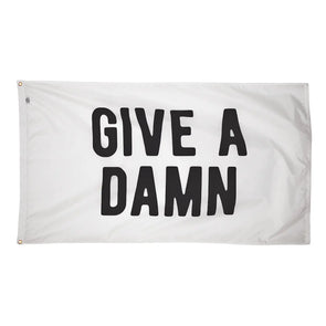 Oxford Pennant Give A Damn Outdoor Flag