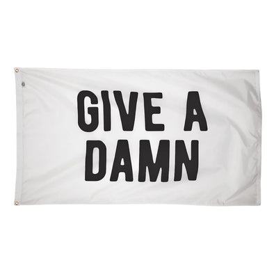 Oxford Pennant Give A Damn Outdoor Flag