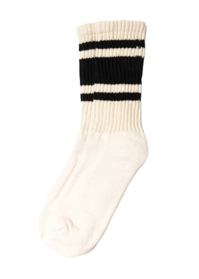 American Trench Mono Stripe Sock in Black