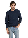 Alex Mill Donegal Crewneck Sweater in Navy