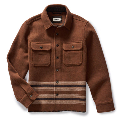 Taylor Stitch Ranger Shirt in Tarnished Copper Blanket Stripe