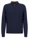 Barbour Kelson Half-Zip Jumper in Navy