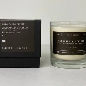 Manready Mercantile Labdanum + Leather Candle