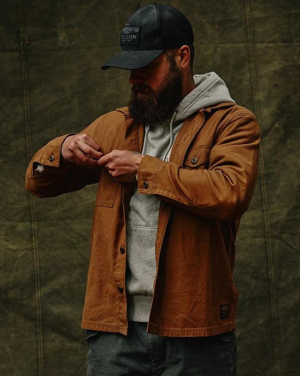 Filson Clarkston Jac-Shirt in Labrador Brown
