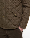 Barbour Shoveler Quilted Jacket in Dark Olive